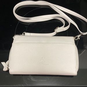 Safe Keeper White Crossbody Small Purse